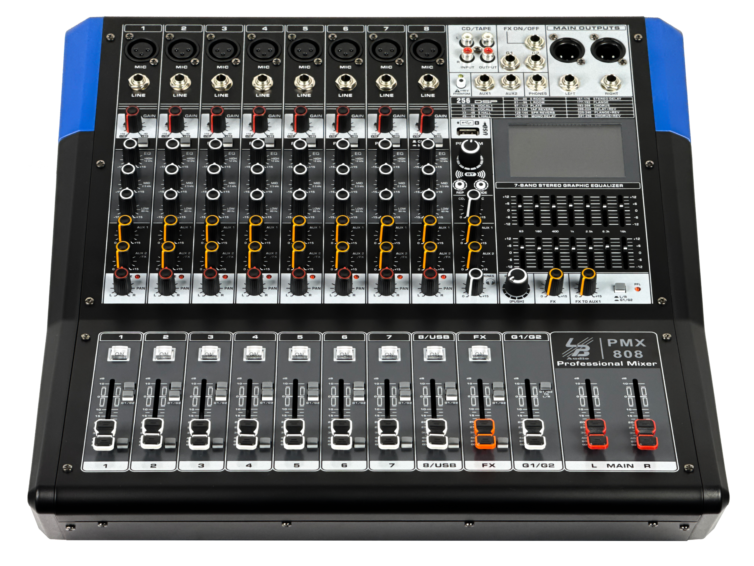 MIXER LB AUDIO PMX808 - Ảnh 2