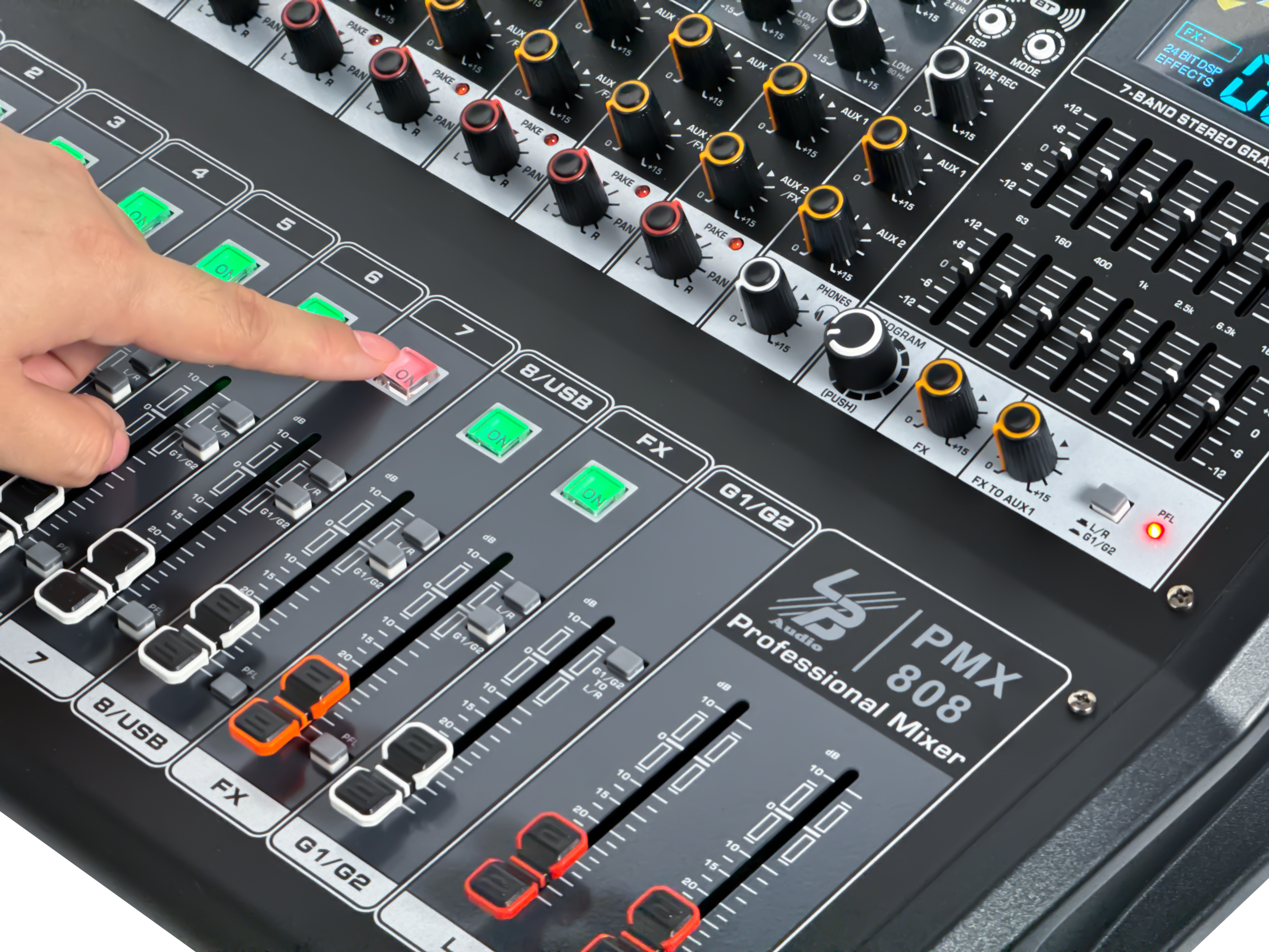 MIXER LB AUDIO PMX808 - Ảnh 3