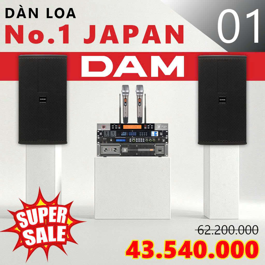 Dàn loa karaoke No.1 Japan - Số 01